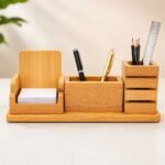 Wooden Card Holder Mobile Holder and Pen Holder Stand - Image 3