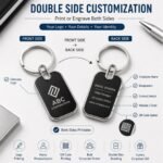 Personalized Metal Keychains - Round - Image 3